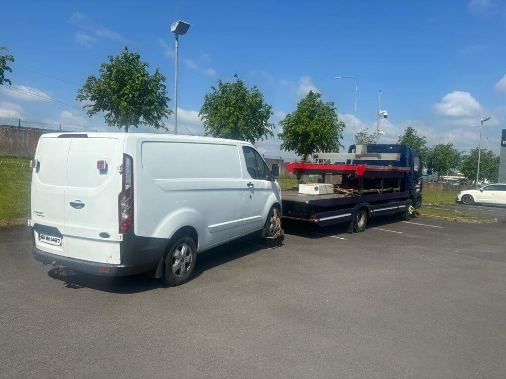 Van and heavy machinery recovery in Ardee